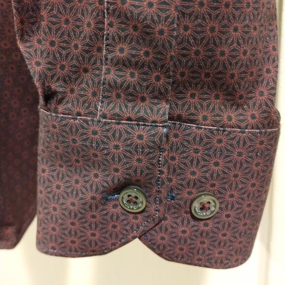 Bugatchi Shirt - Plum Size: S - Picture 8 of 10